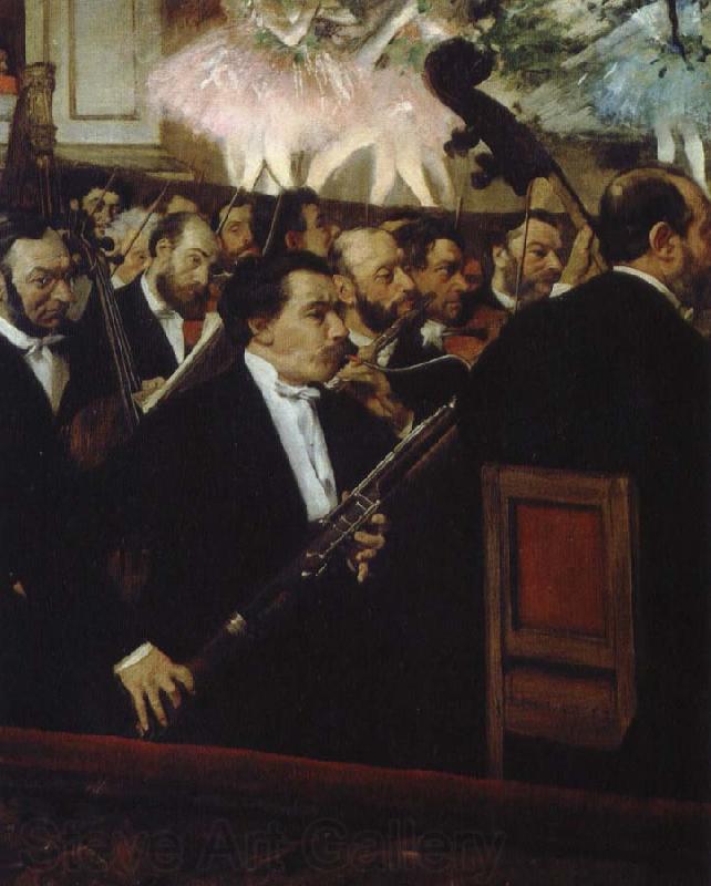Edgar Degas lorchestre de l opera Norge oil painting art